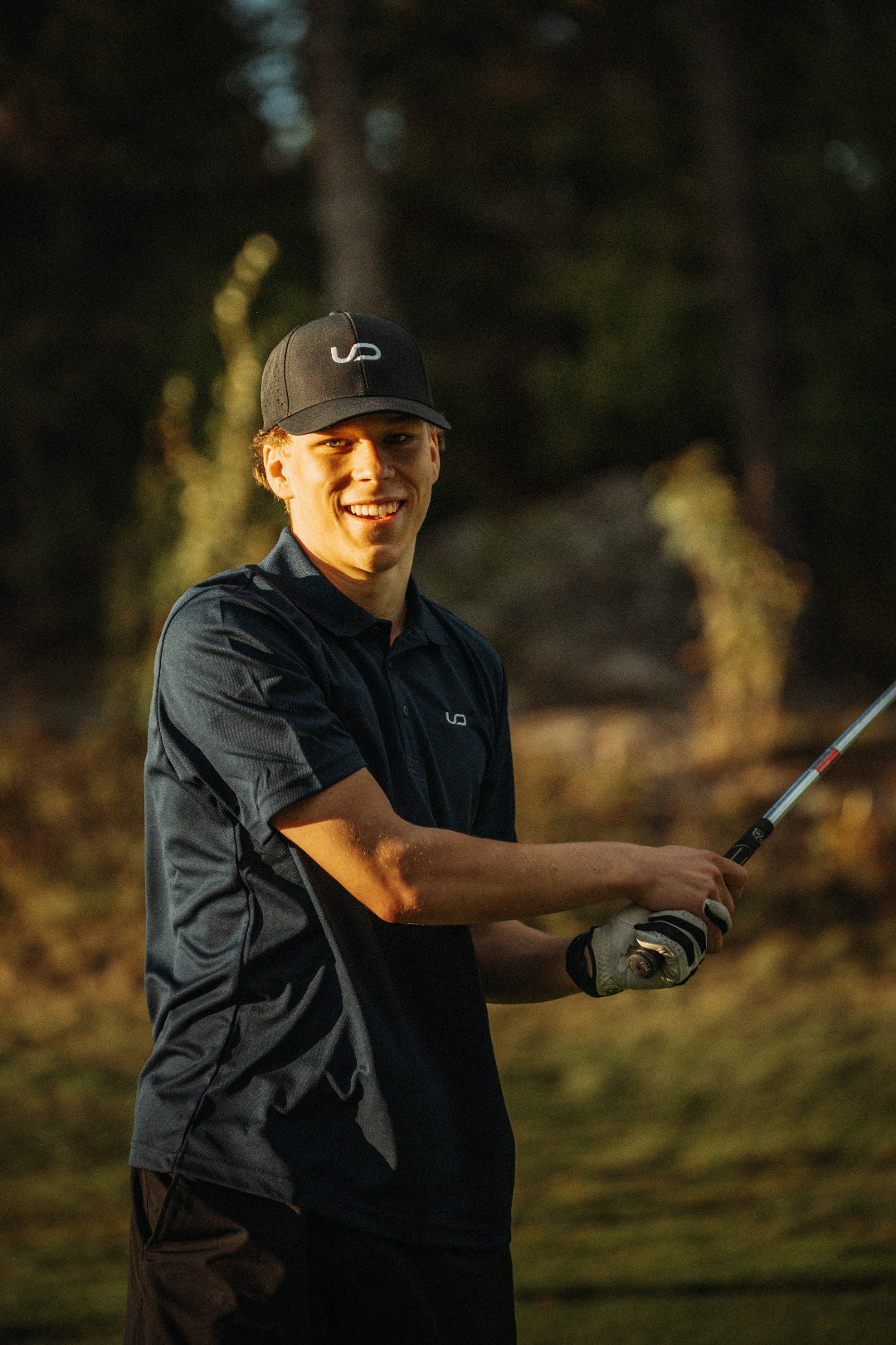 Underdog navy golf t-shirt for men